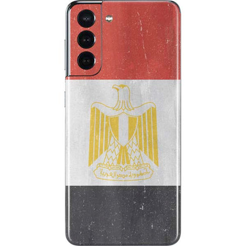 Egypt Flag Distressed Galaxy S21 5G Skin